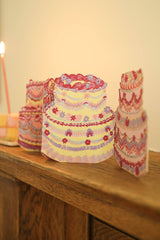 East End Press - Birthday Cake Concertina Greeting Card