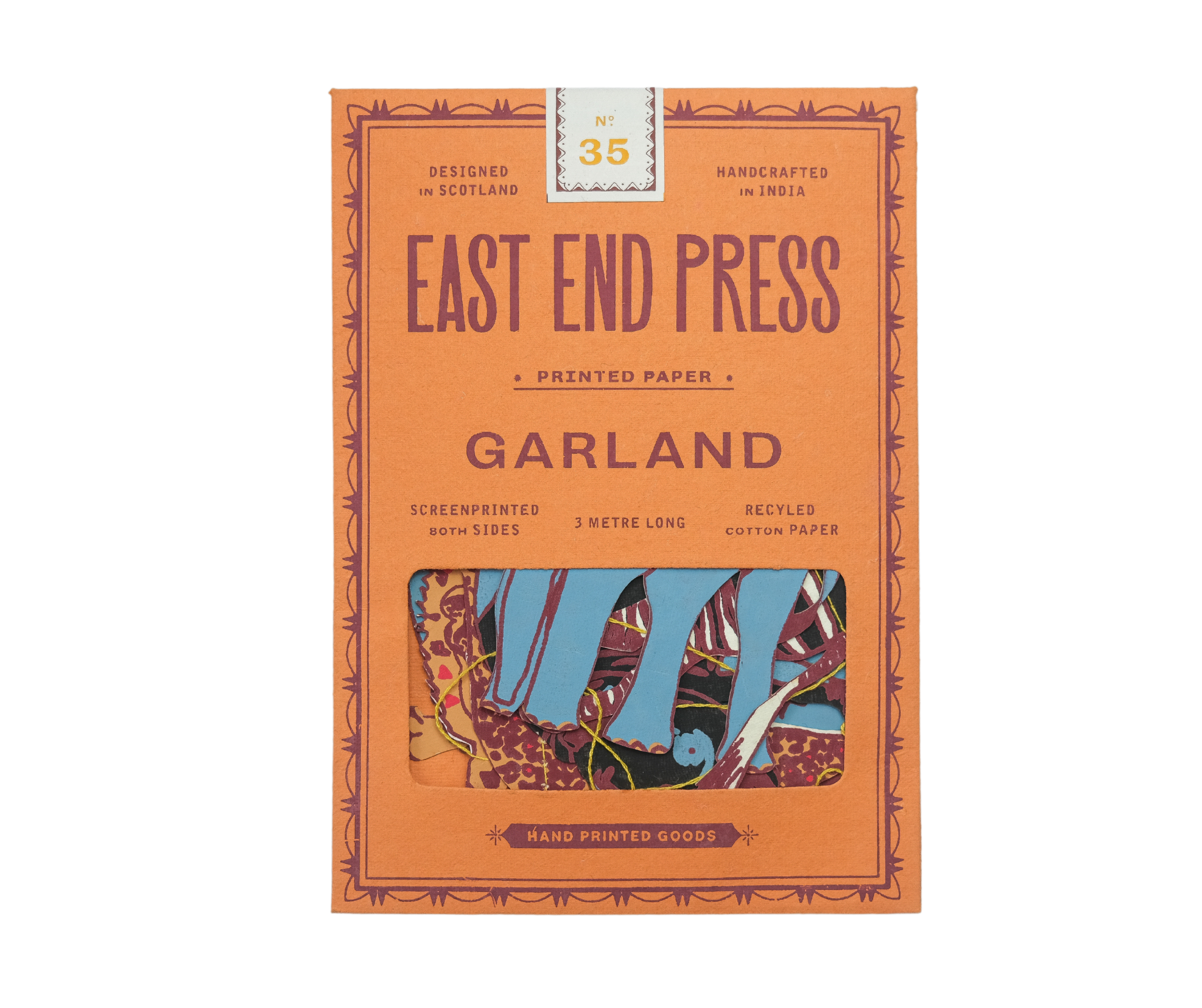East End Press - Safari Animals Sewn Garland