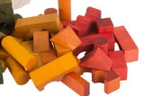 Wooden Story - Rainbow Blocks in Sack - 100 piece