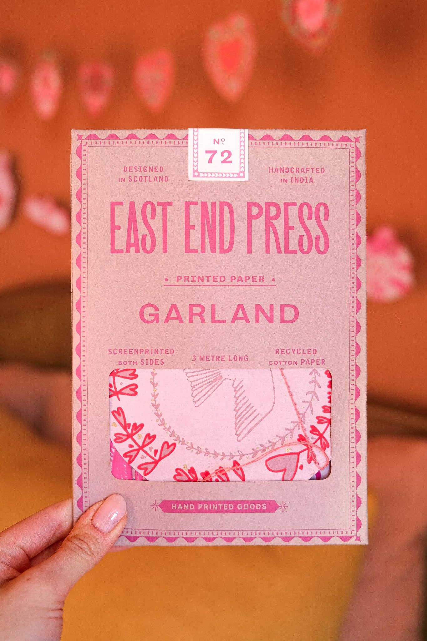 East End Press - Love Birds Sewn Garland