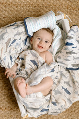 LouLou Lollipop - Muslin Swaddle - Sharks
