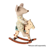 Maileg - Rocking Horse Mouse Spotted
