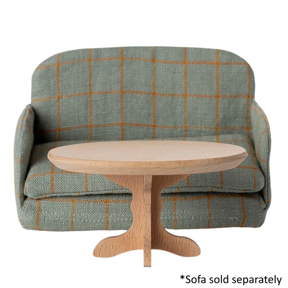 Maileg - Oval Coffee Table Mouse - Nature