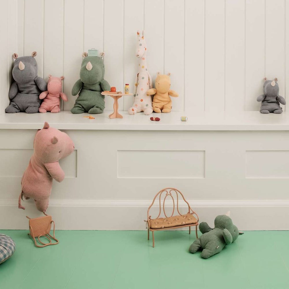 Maileg - Vintage Bench Miniature - Dark Powder