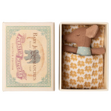 Maileg - Sleepy Wakey Baby Mouse in Matchbox Blue 2025