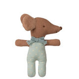 Maileg - Sleepy Wakey Baby Mouse in Matchbox Blue 2025