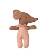 Maileg - Sleepy Wakey Baby Mouse in Matchbox Rose 2025