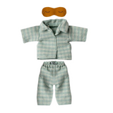 Maileg - Pyjamas Mint/Sand - Dad Mouse