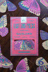 East End Press - Colourful Butterflies Sewn Garland