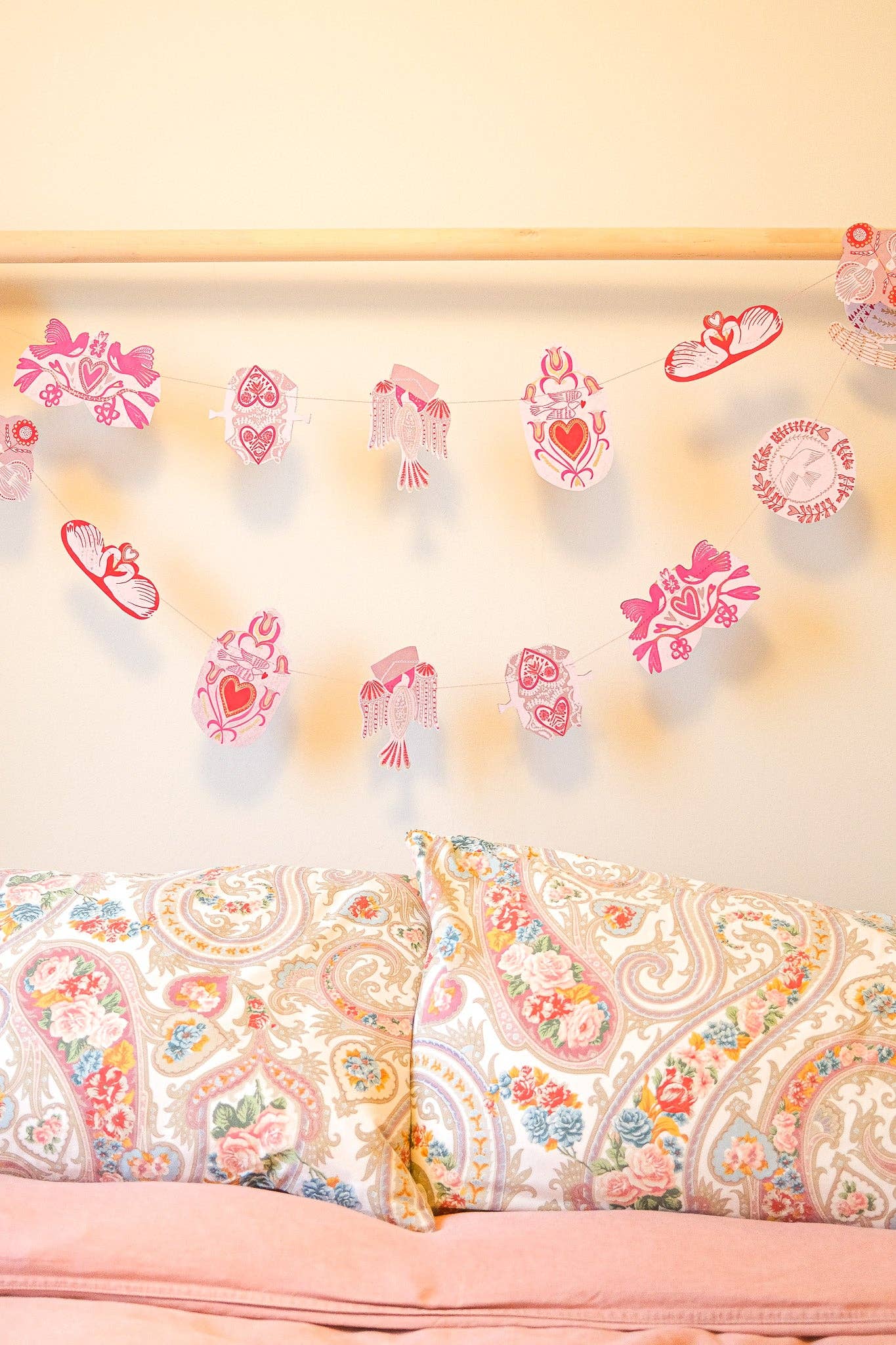 East End Press - Love Birds Sewn Garland