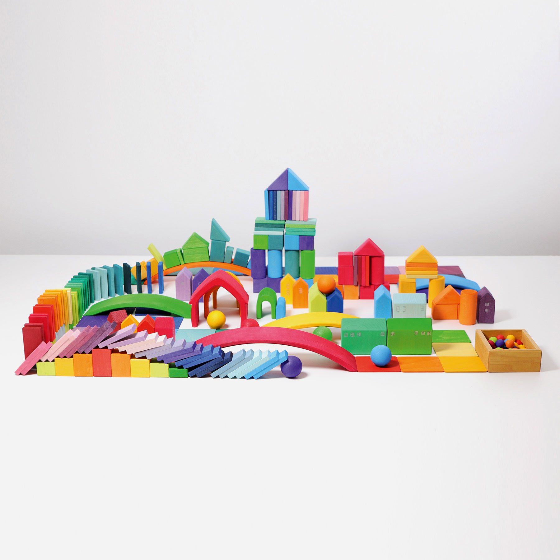 Grimm's - Large Rainbow Balls - Set Of 6