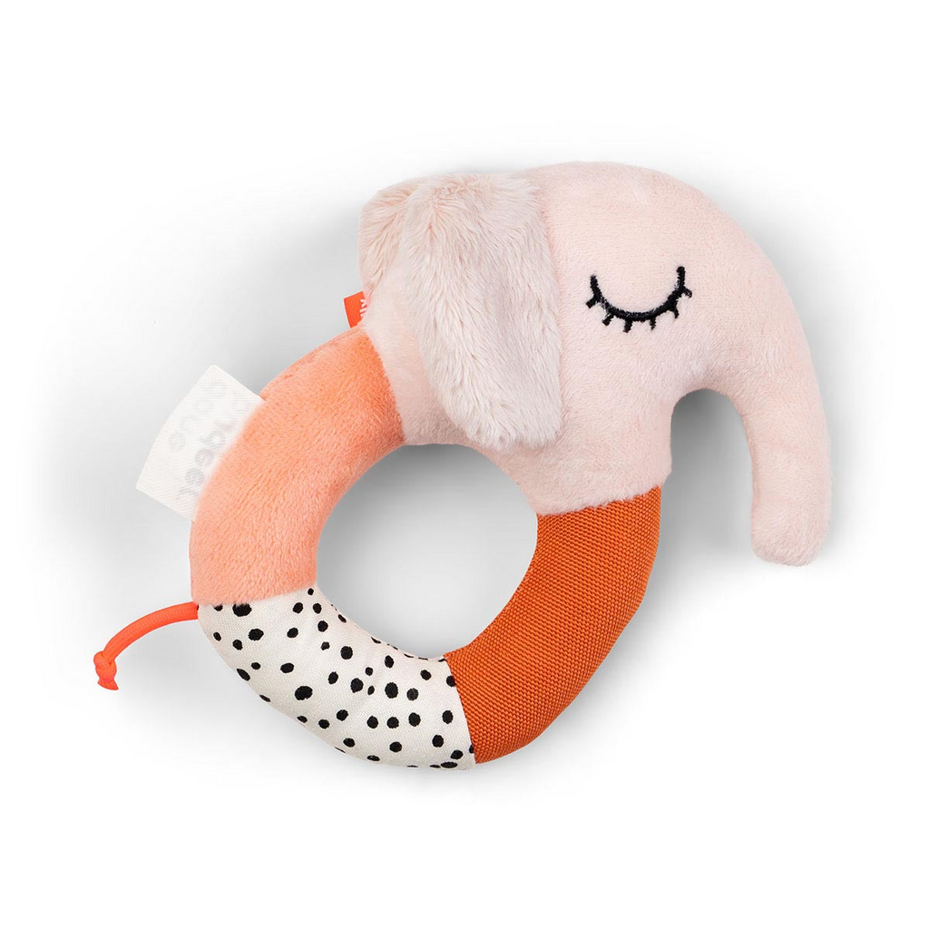 Sensory Ring Rattle Elephant - Powder