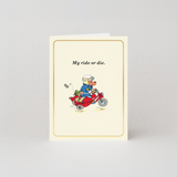 Richard Scarry - Mini Card - My Ride Or Die