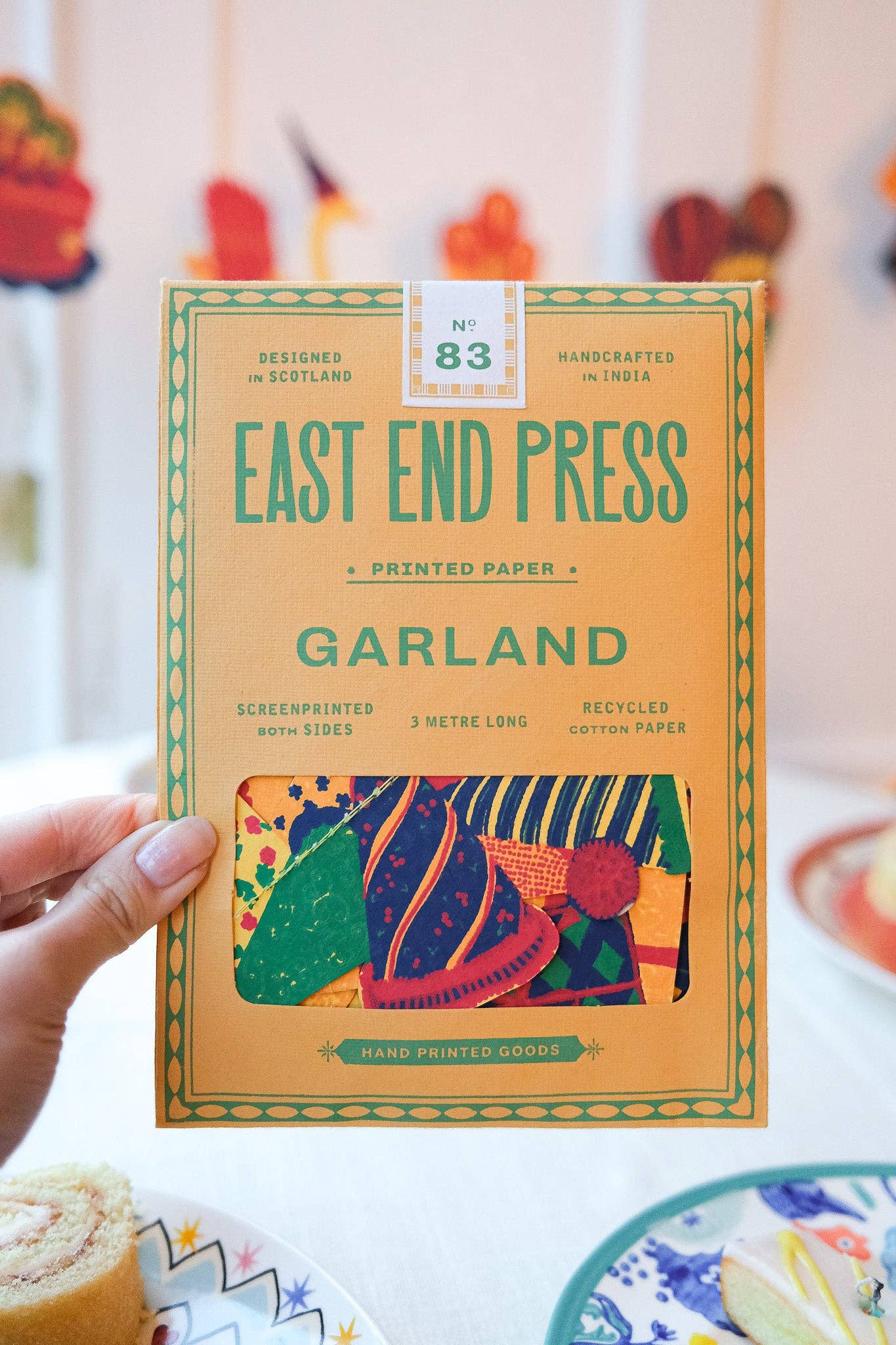 East End Press - Birthday Party Sewn Garland