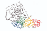 Wooden Story - XL Rainbow Blocks in Sack - 50 piece