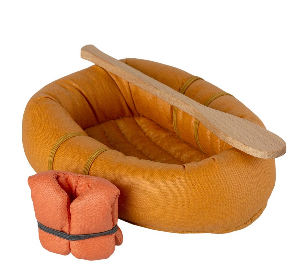 Maileg - Mouse Rubber Boat Dusty Yellow