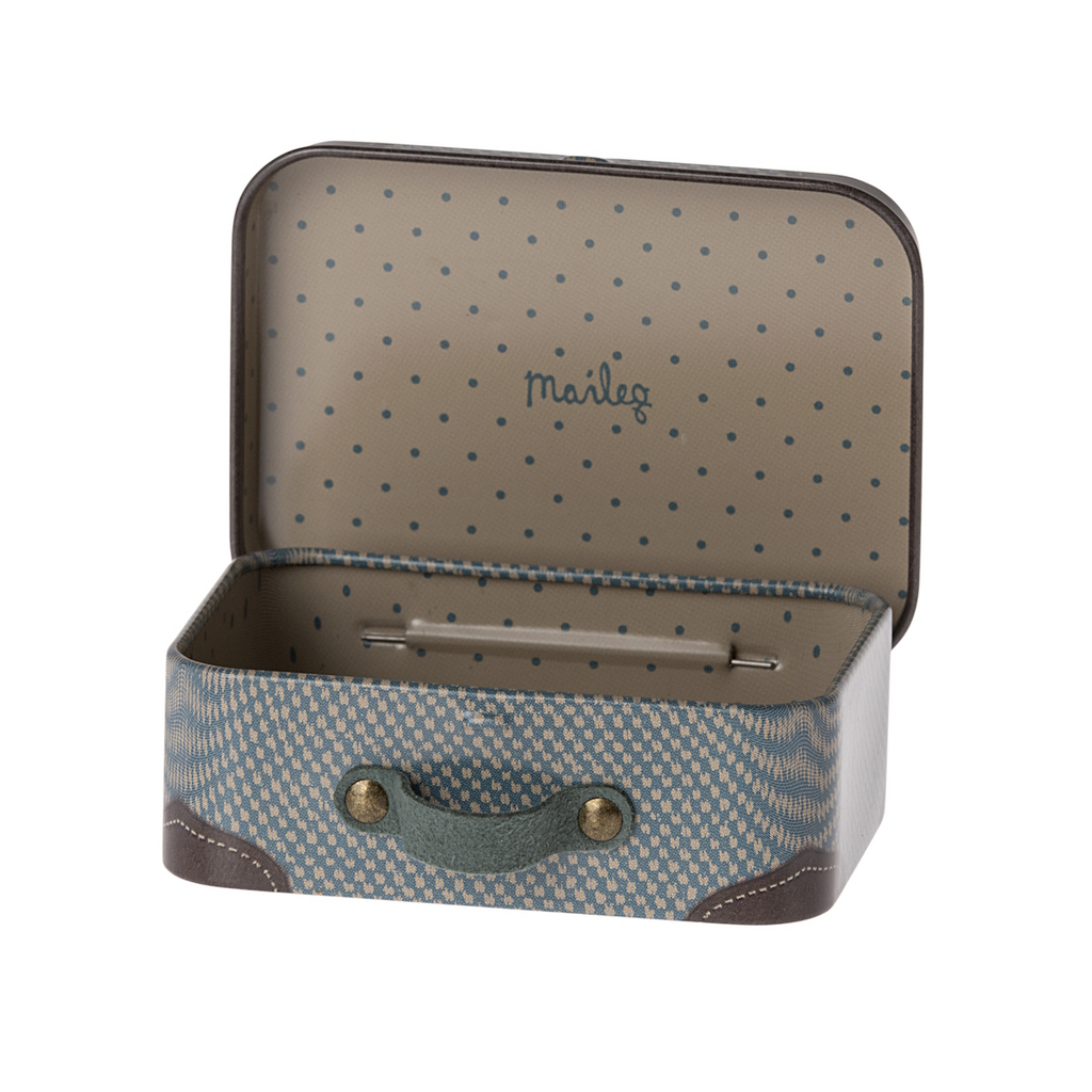 MAILEG - SUITCASE MICRO BLUE *PRE ORDER DUE LATE APRIL*