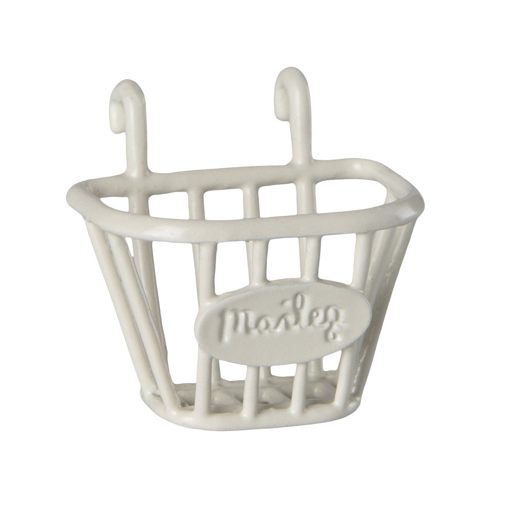 Maileg - Tricycle Basket Mouse White