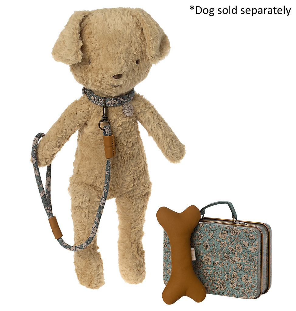 Puppy Accessories In Suitcase Blue - Maileg
