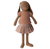 Maileg - Bunny Size 3 - Brown Shirt And Skirt