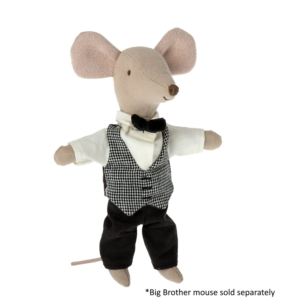 MAILEG - WAITER CLOTHES - MOUSE