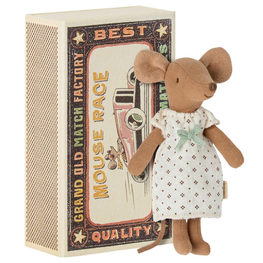Maileg - Big Sister Brown Mouse In Box