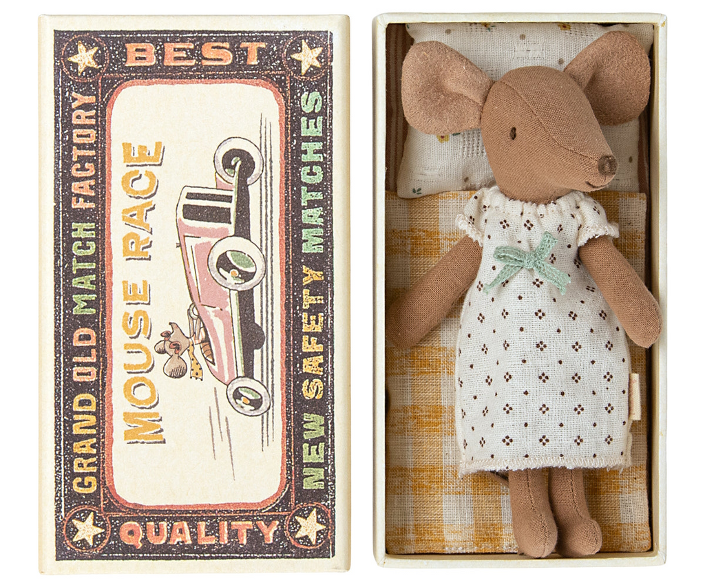 Maileg - Big Sister Brown Mouse In Box