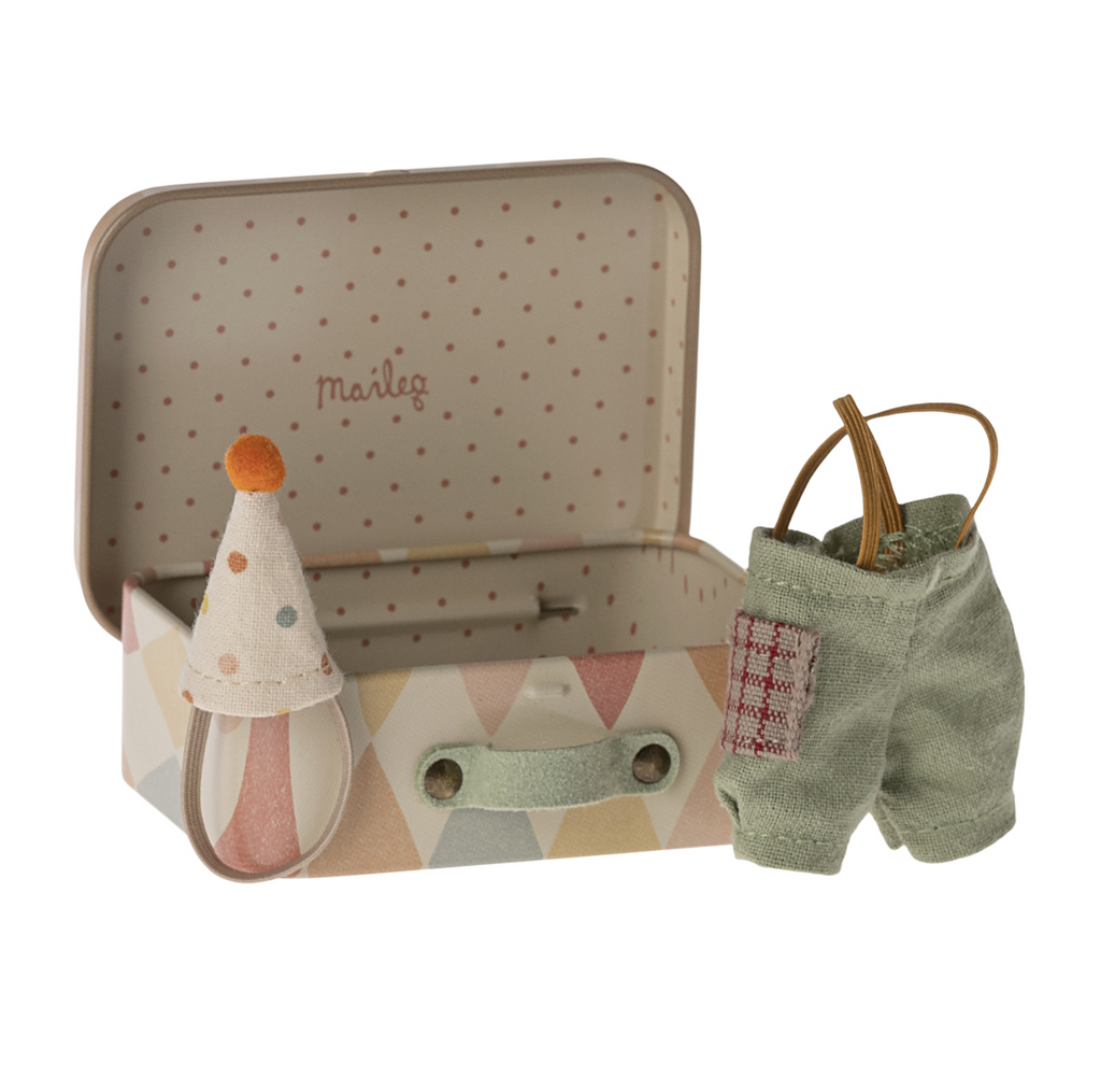 Maileg - Clown Clothes In Suitcase Little Brother