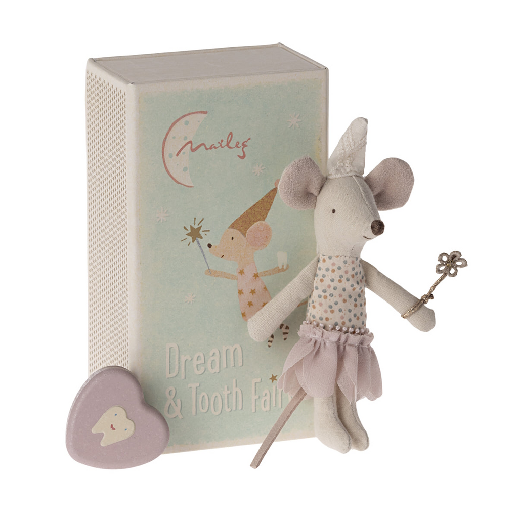 Maileg - Tooth Fairy Mouse Little Sister In Box