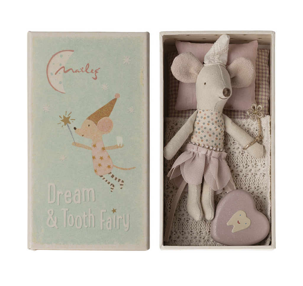 MAILEG - TOOTH FAIRY MOUSE LITTLE SISTER IN BOX