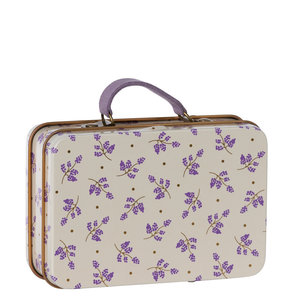 Maileg - Metal Suitcase Madelaine Lavender