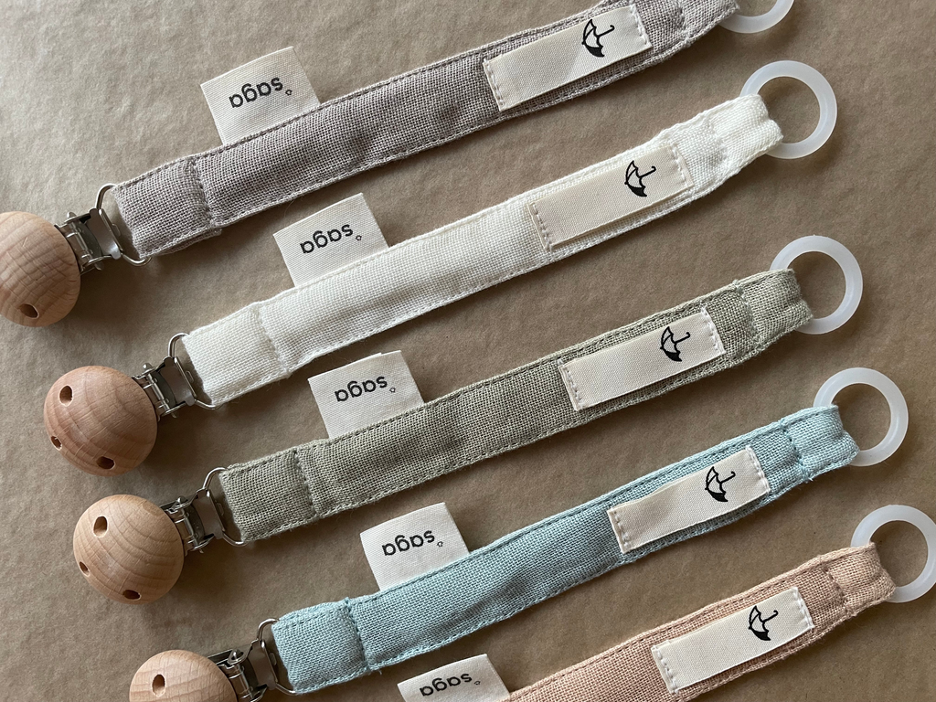 Saga Copenhagen Pacifier Clip - Ginger