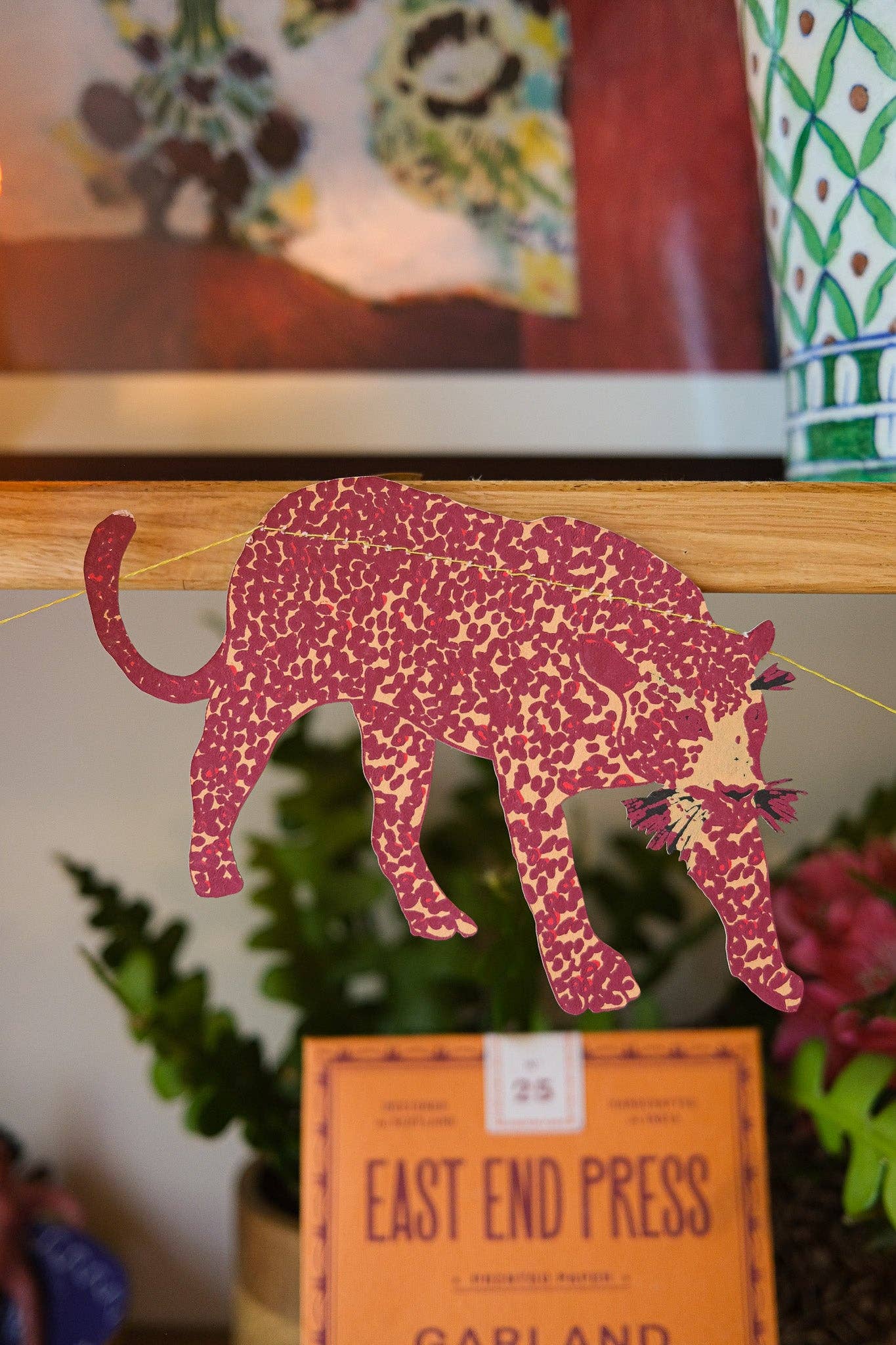 East End Press - Safari Animals Sewn Garland