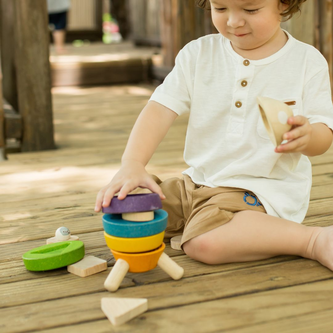 Plan Toys - Stacking Rocket
