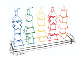 Wooden Story - Rainbow Stacking Toy