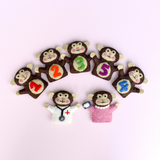 Tara Treasures - Five Little Monkeys Finger Puppet Set