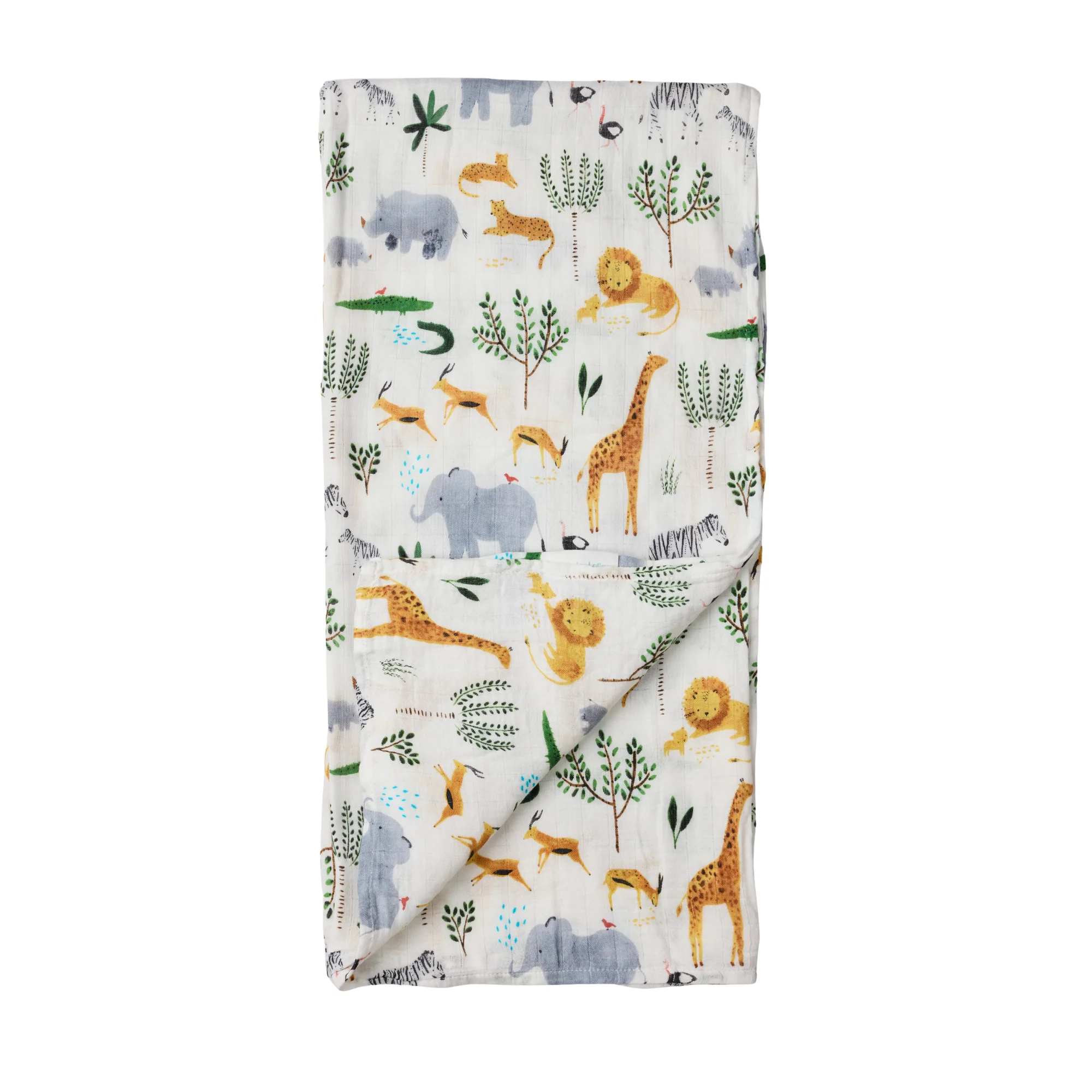 LouLou Lollipop - Muslin Swaddle - Safari Jungle