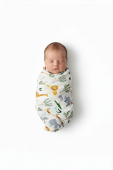 LouLou Lollipop - Muslin Swaddle - Safari Jungle