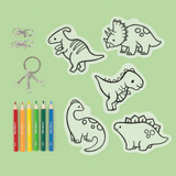 Tiger Tribe - Shrinkorama - Bag Tags Dino