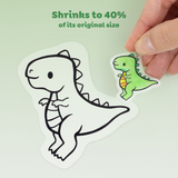 Tiger Tribe - Shrinkorama - Bag Tags Dino