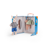 Moulin Roty - La Grande Famille Sylvain's Little Wardrobe Suitcase