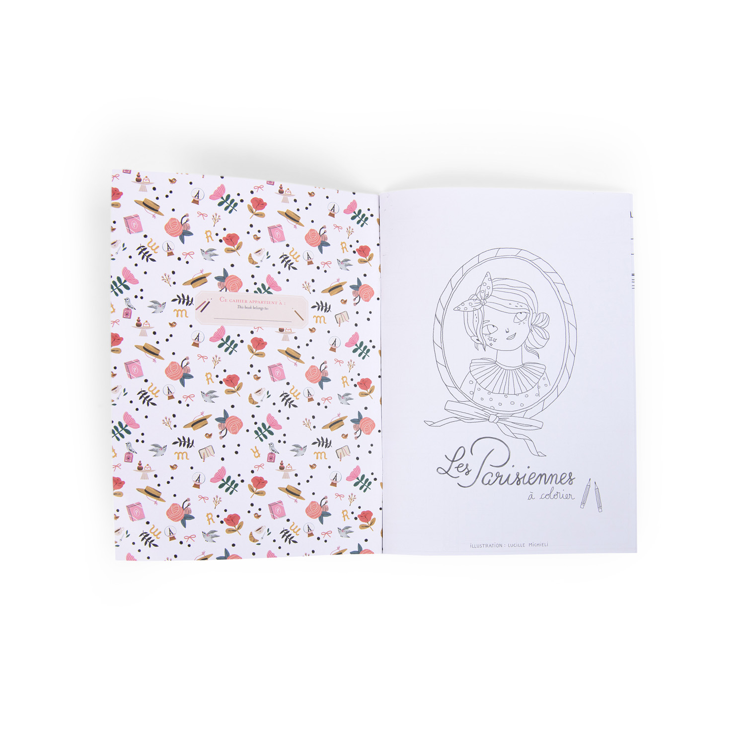 Moulin Roty - Les Parisiennes Colouring Book