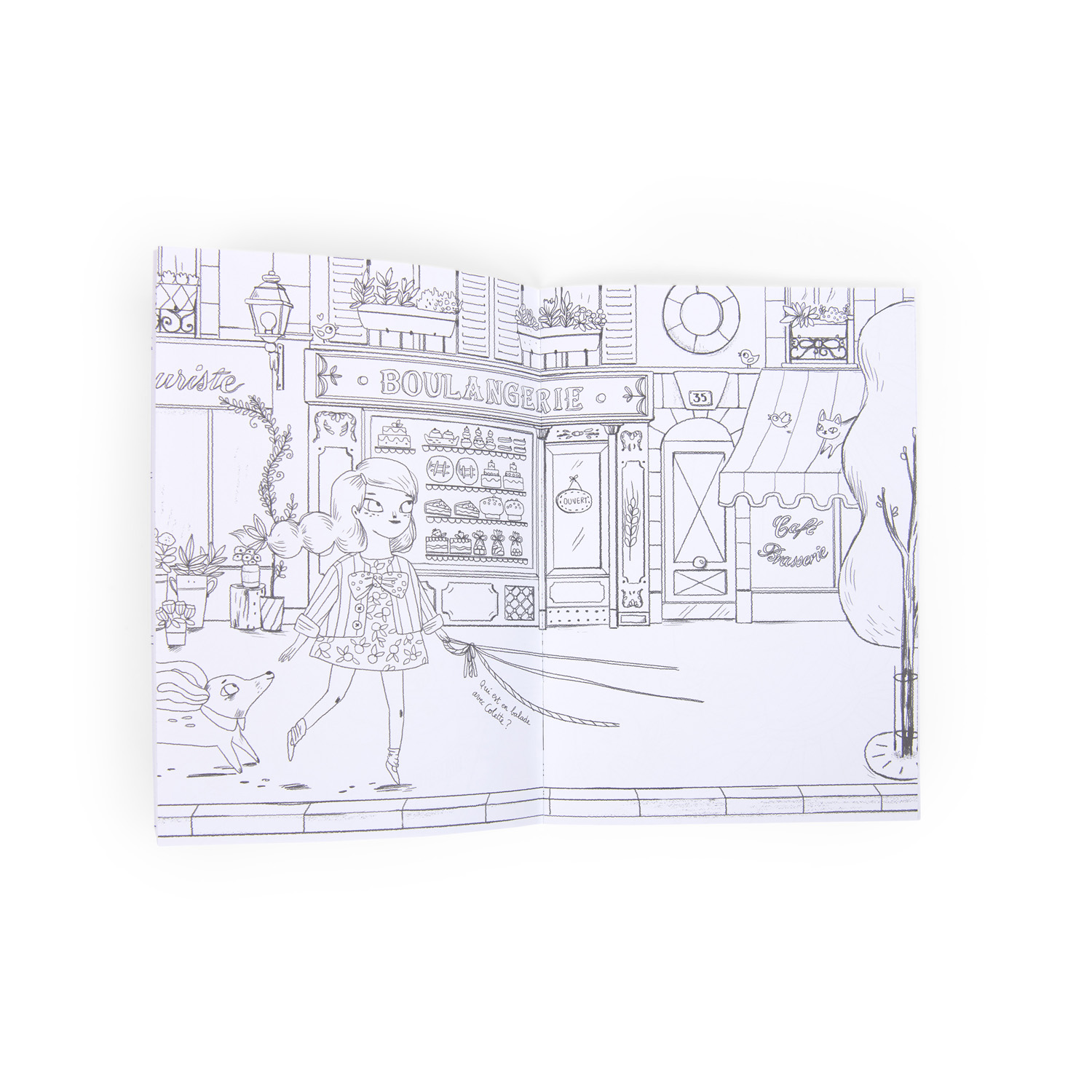 Moulin Roty - Les Parisiennes Colouring Book