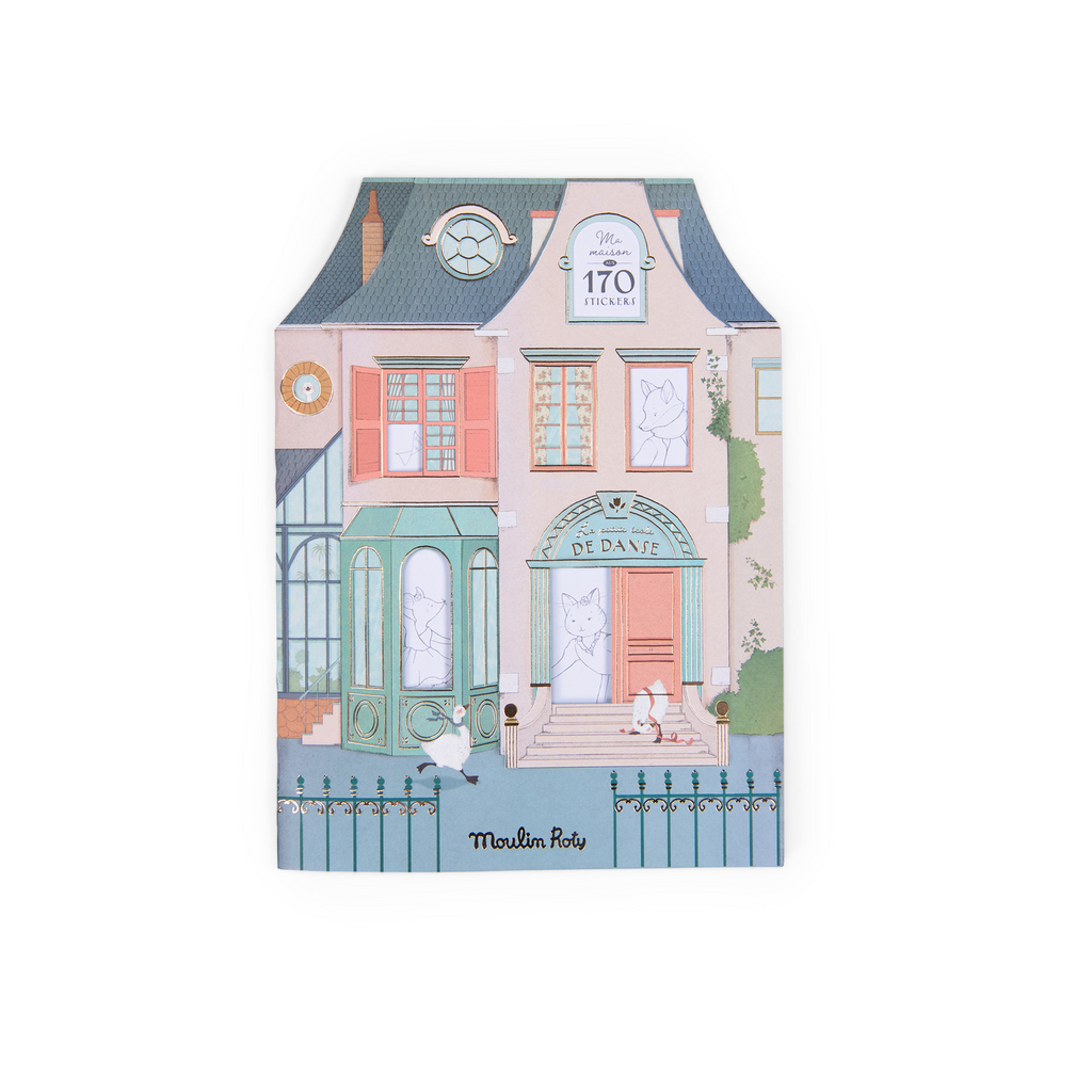 Moulin Roty - Ecole De Danse Colouring Book With Stickers