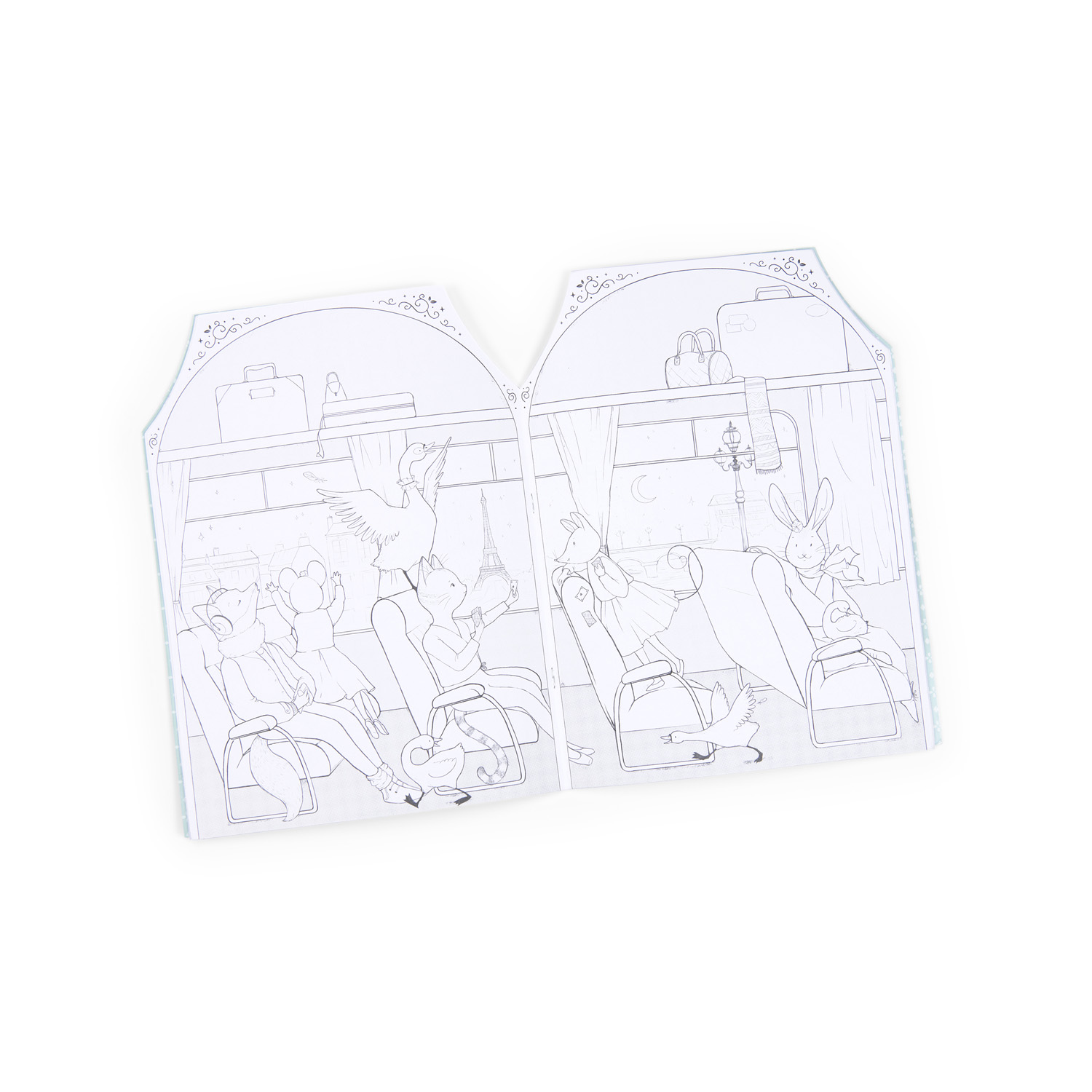 Moulin Roty - Ecole De Danse Colouring Book With Stickers