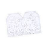 Moulin Roty - Ecole De Danse Colouring Book With Stickers