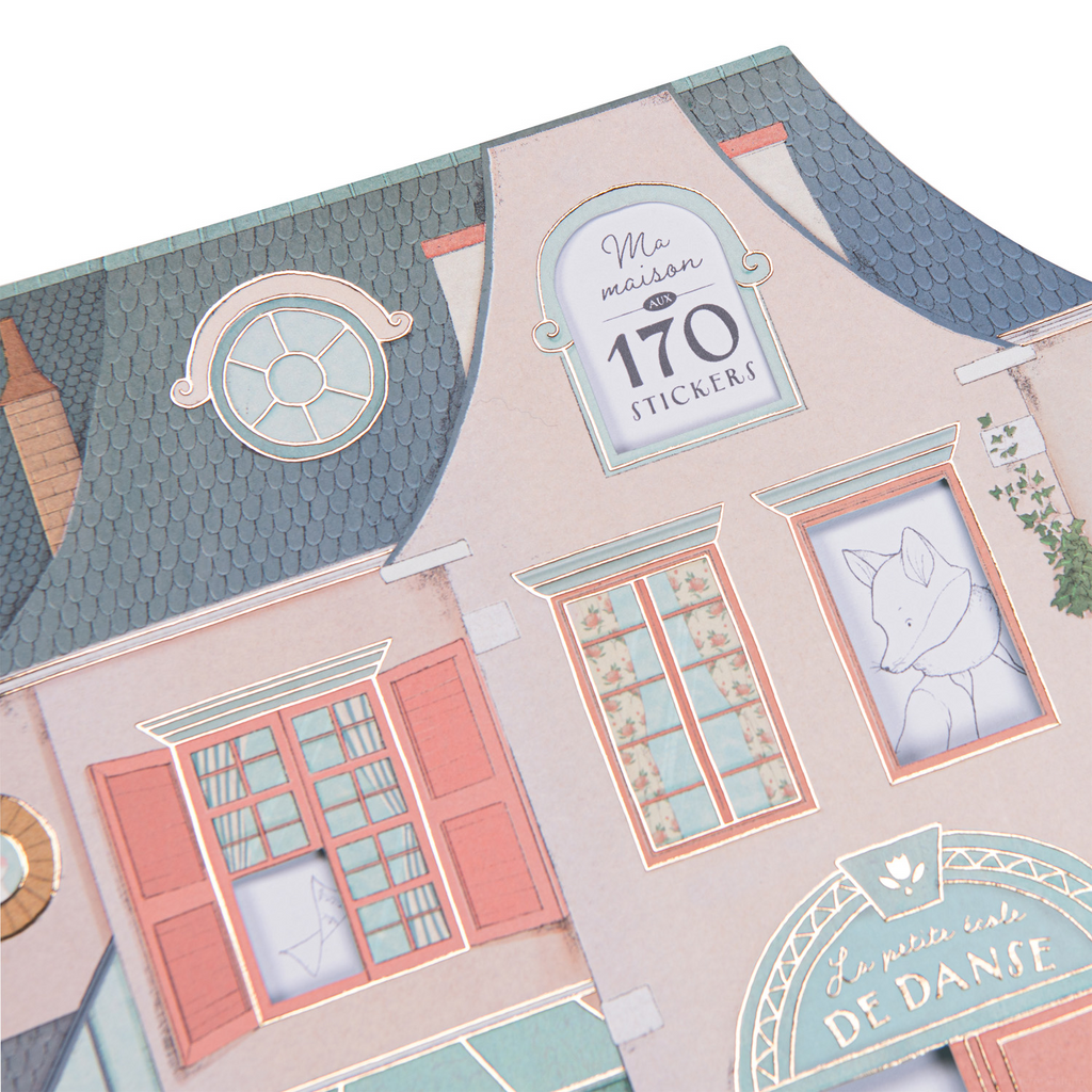 Moulin Roty - Ecole De Danse Colouring Book With Stickers