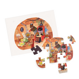 Moulin Roty - Les Minouchkas - A Perfect Day 4 x mini puzzles
