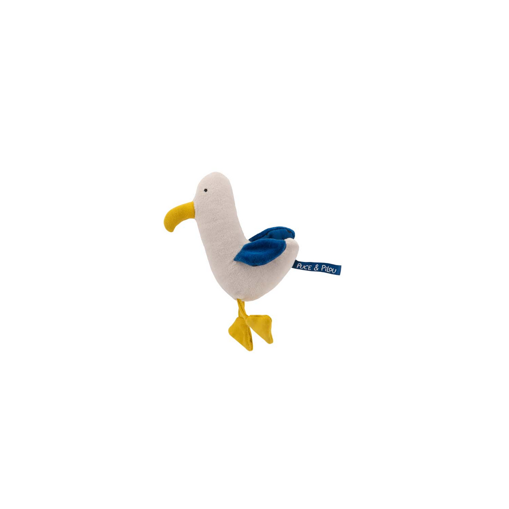Moulin Roty - Puce et Pilou - Marco the Seagull Rattle in box