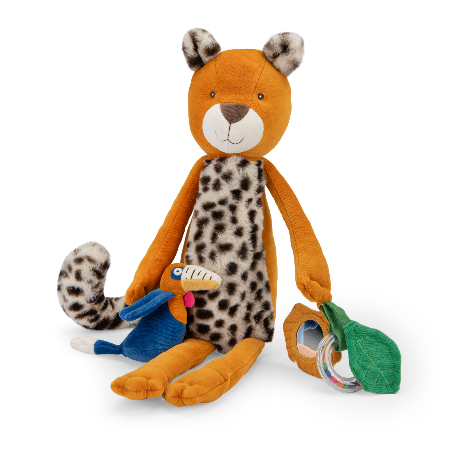 Moulin Roty - La Foret Mawa - Activity Toy - Taïgo the Leopard